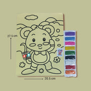Kids DIY Colored Sand Painting Art Board Set