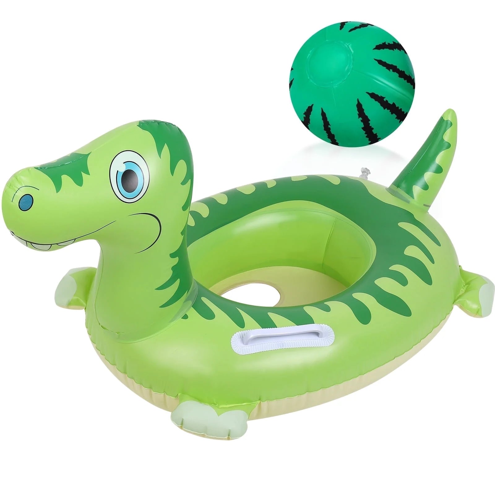 Kids Inflatable Dinosaur Swim Ring Pool Float