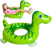 Kids Inflatable Dinosaur Swim Ring Pool Float