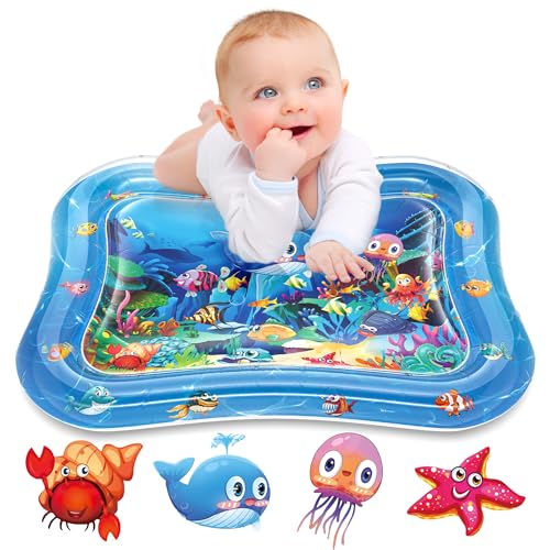Inflatable Incline Tummy Time Water Play Mat