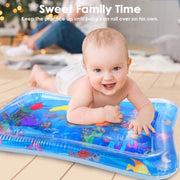 Inflatable Incline Tummy Time Water Play Mat