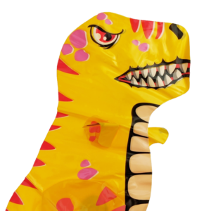 Standing Inflatable Yellow T-Rex Dinosaur Balloon Toy