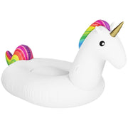 Inflatable Rainbow Magical Unicorn Swimming Float Ring