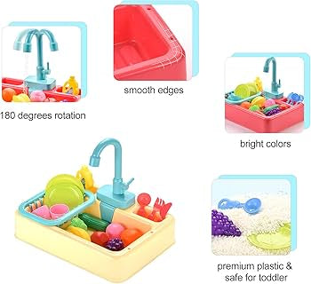 Children's Interactive Kitchen Sink & Dryer Set product image 6