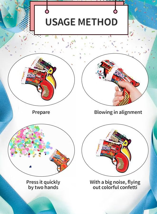 Inflatable Party Confetti Gun Popper