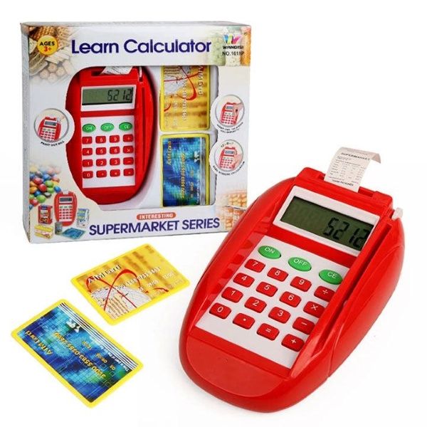 Kids Supermarket Learning Calculator & Cash Register