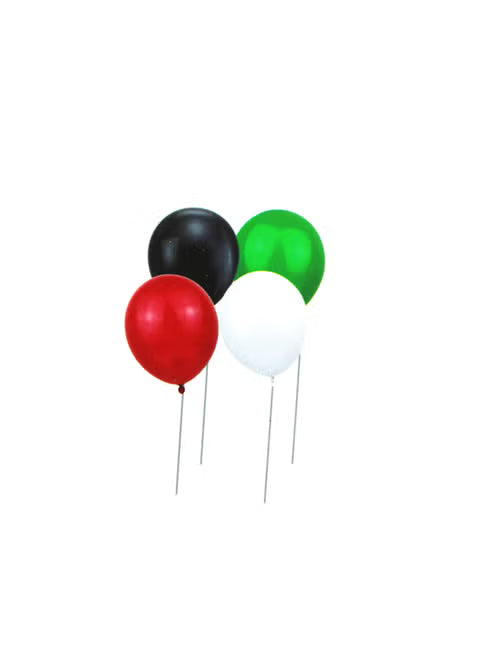 UAE Flag Color Latex Balloons Set