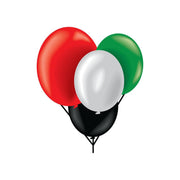 UAE Flag Color Latex Balloons Set