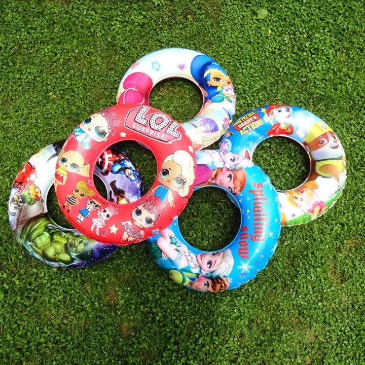 Kids Character Inflatable Swimming Ring (60 cm)