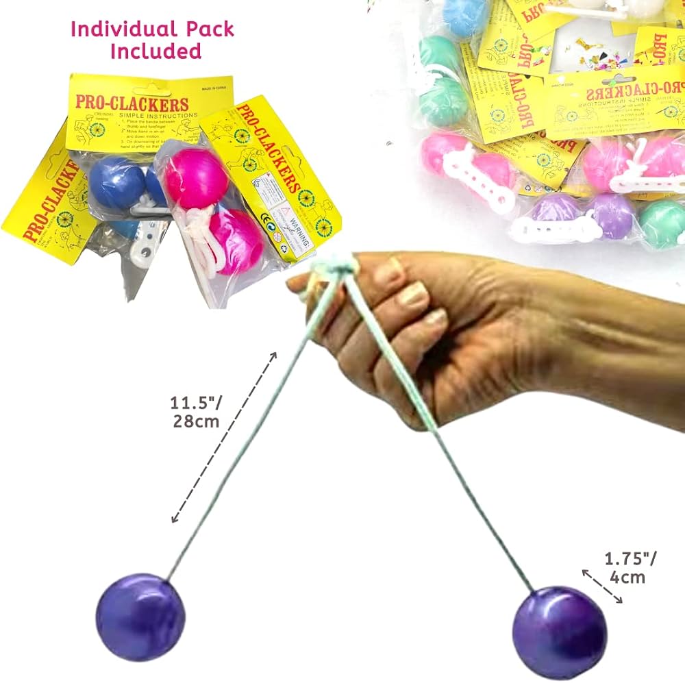 Retro Pro-Clackers Klacker Balls Toy