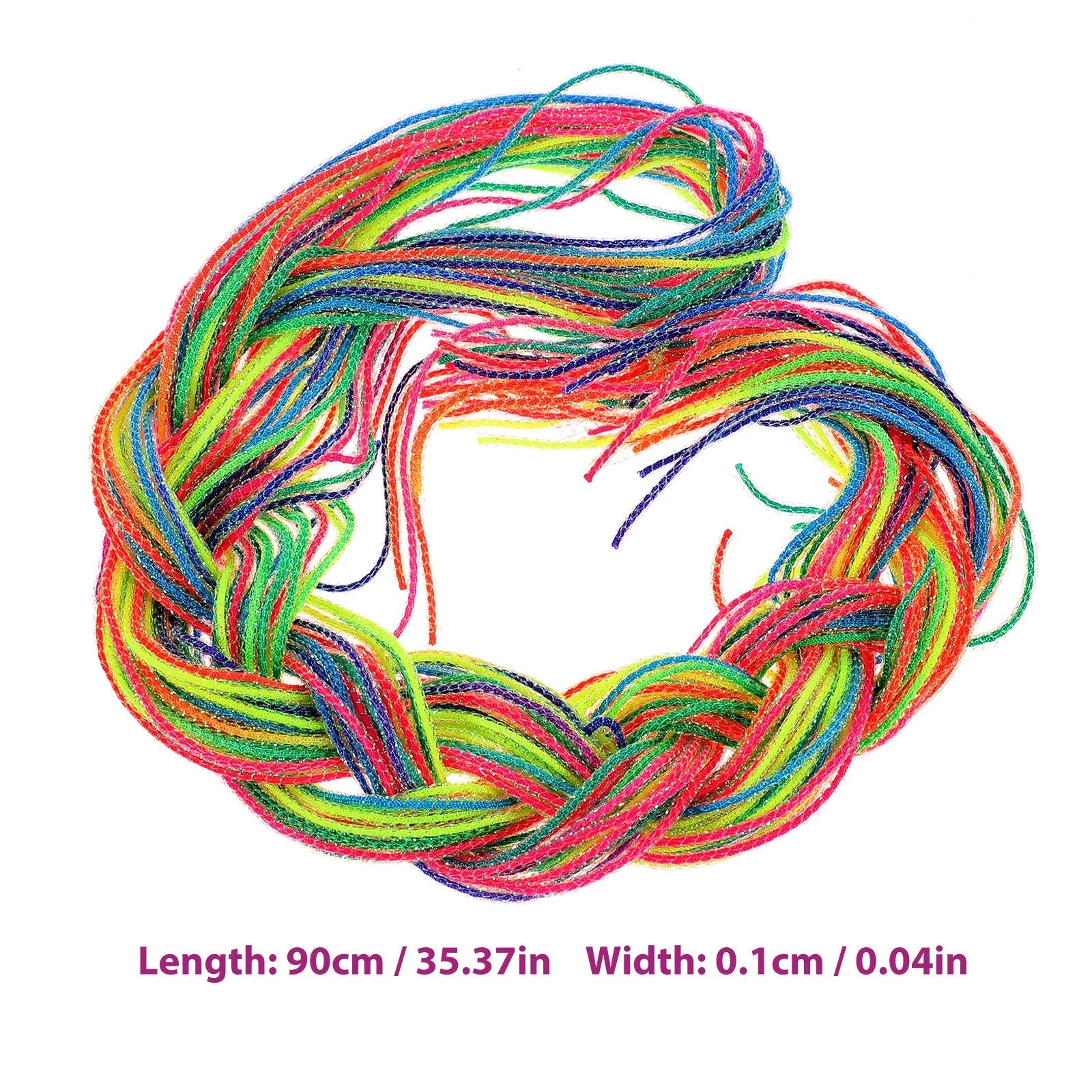 Colorful Fashion Strings Craft Lacing Set