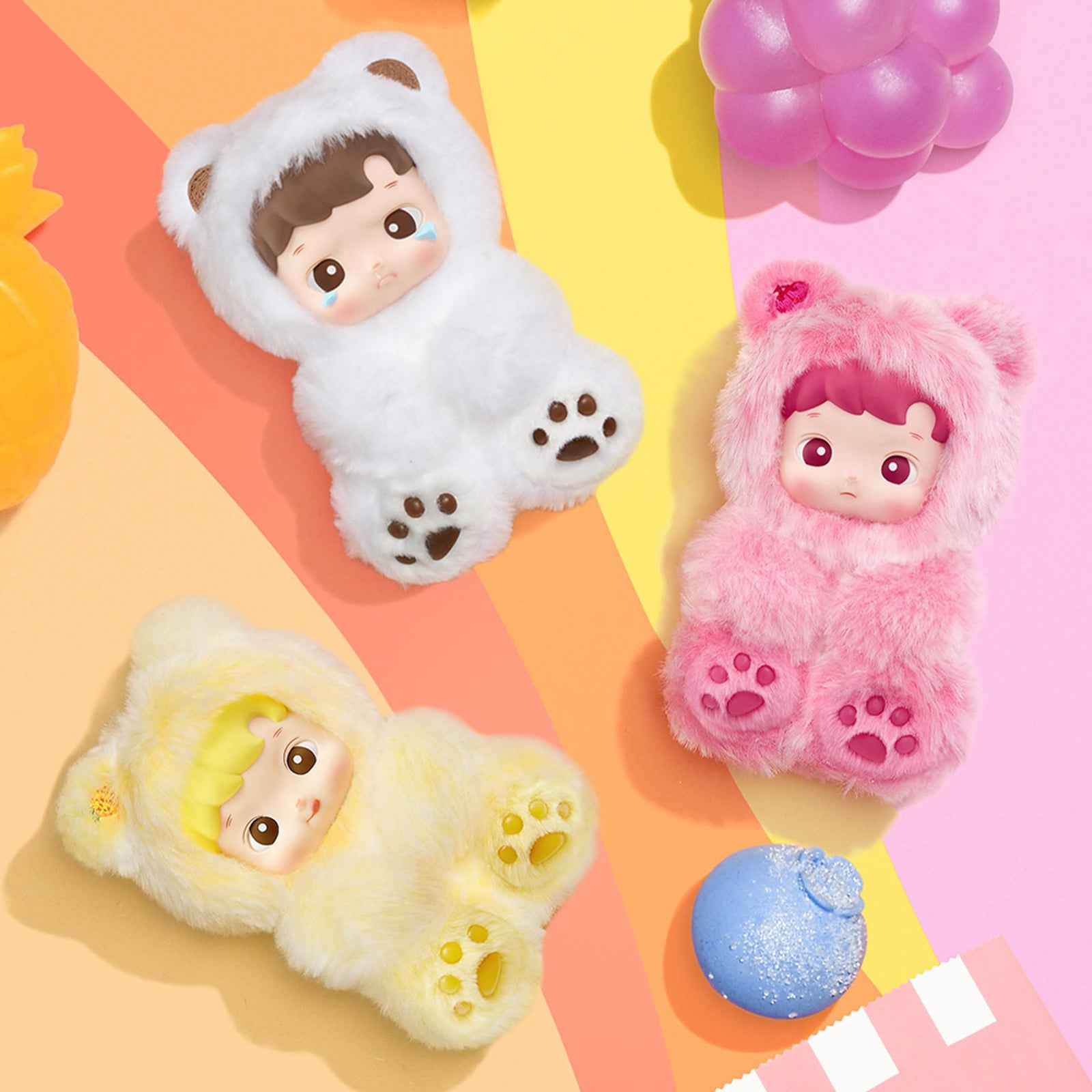 HACIPUPU Gummy Bear Vinyl Plush Pendant Series