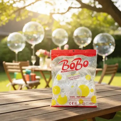 Ultra-Clear Crystal Bobo Balloon