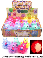 One-Eyed Alien Flashing Puffer Toy