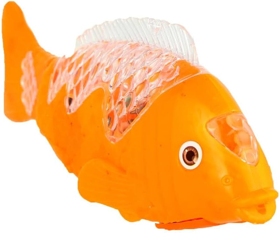 Interactive Moving Fish with Wheels
