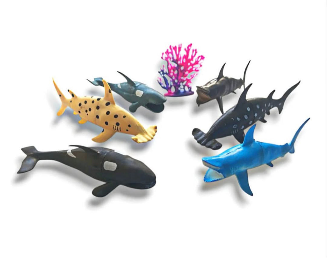 Marine Life World Ocean Animal Figures Set