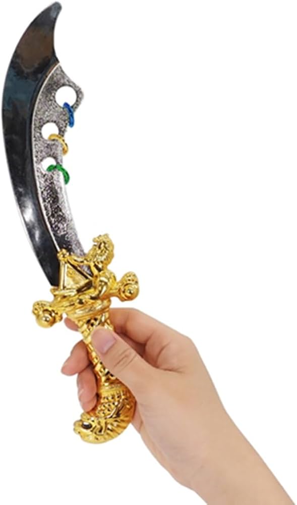 Golden Hilt Scimitar Dagger Toy