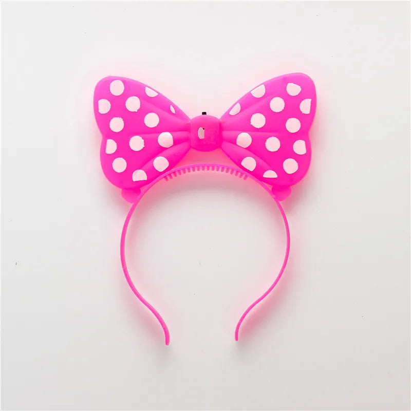 LED Polka Dot Bow Light-Up Headband
