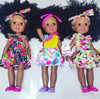 African American Curly Afro Girl Fashion Doll