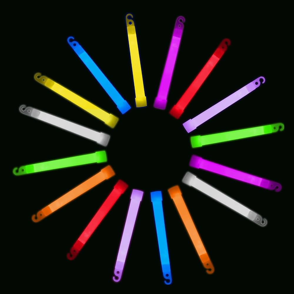 Multicolor Glow Stick Pendant Set