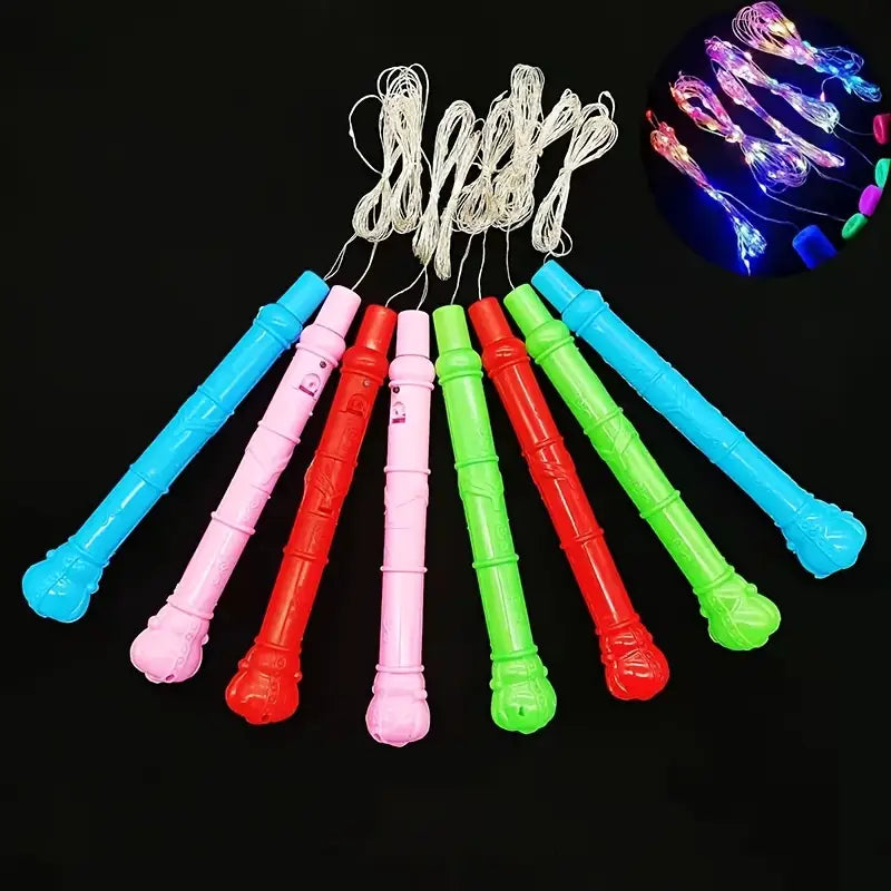 LED Light-Up Bobo Balloon Wand Set