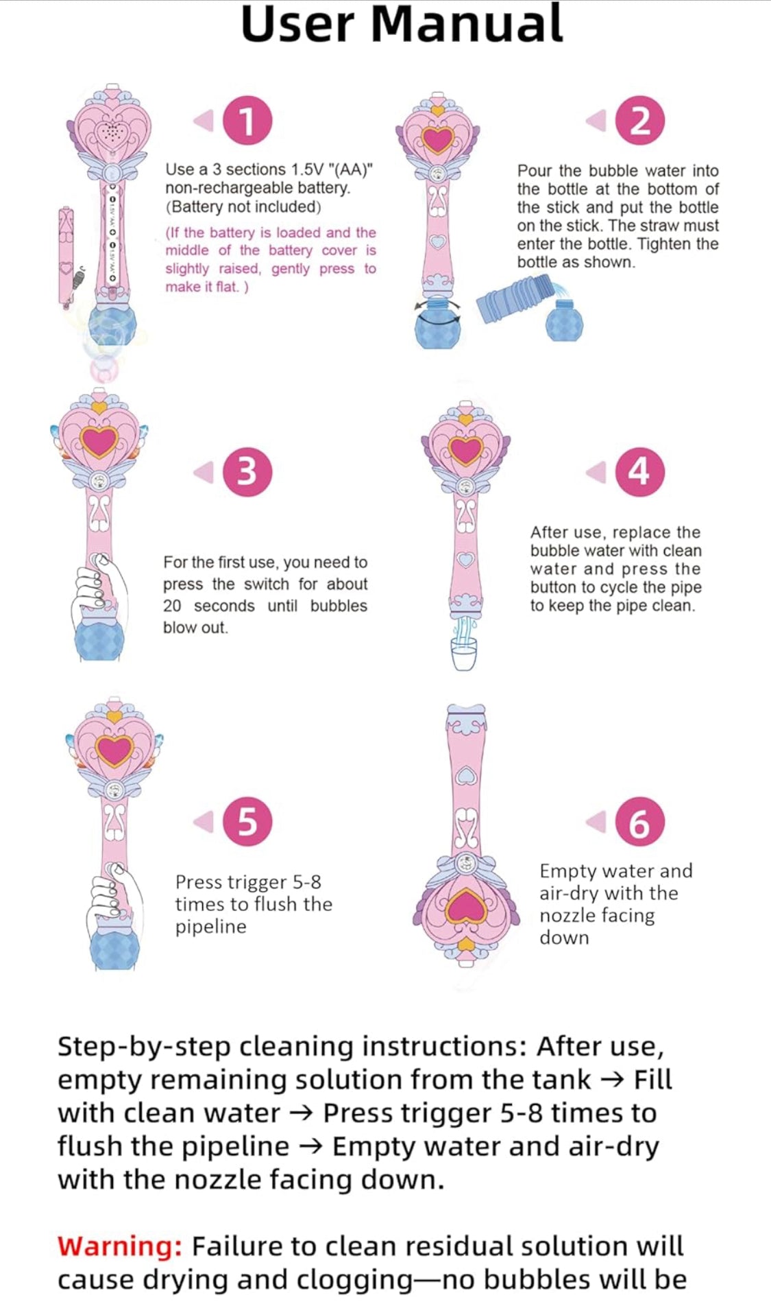Enchanted Musical Bubble Wand product image 7