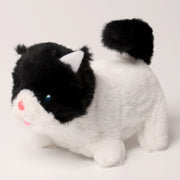 Interactive Tuxedo Kitten Electronic Plush Toy