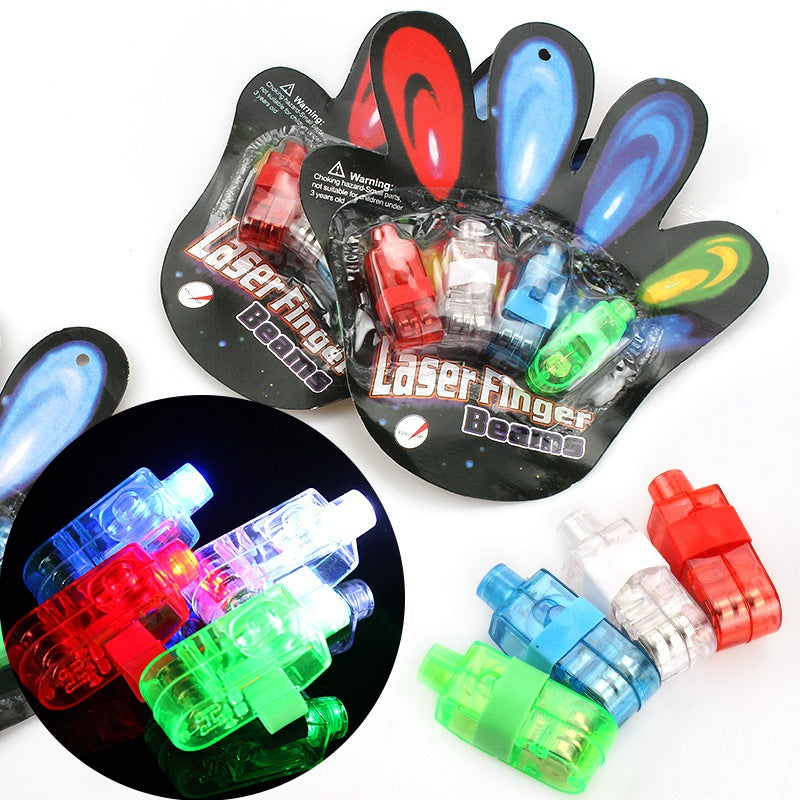Laser Finger Beams Light-Up Ring Pack