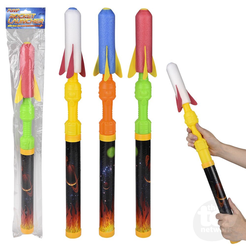 Handheld Pump Foam Rocket Launcher