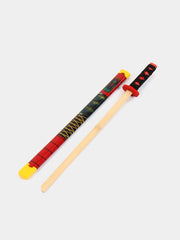 Traditional Bamboo Katana Sword with Scabbard