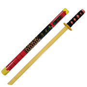 Traditional Bamboo Katana Sword with Scabbard