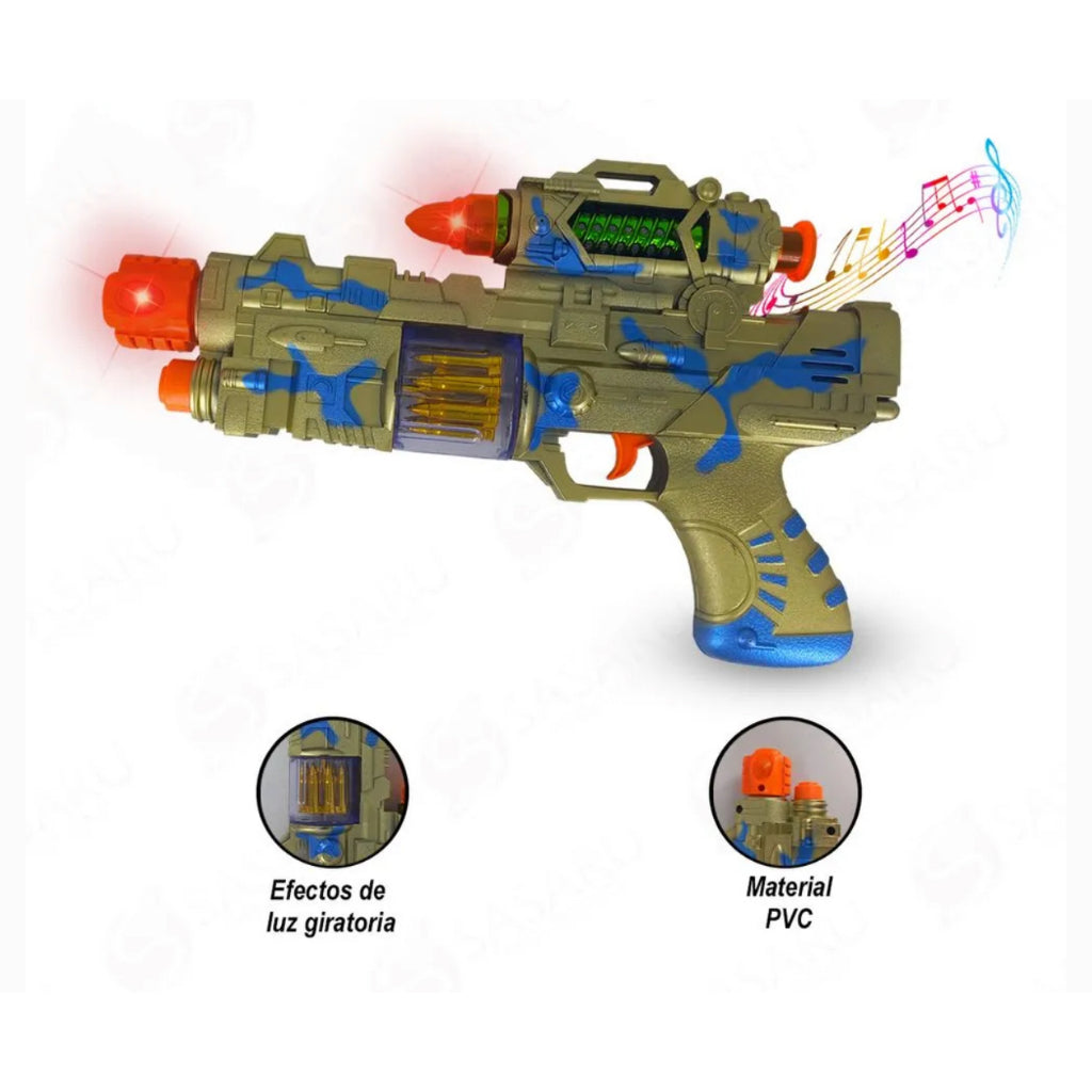 Electronic Sound & Light Camo Space Pistol