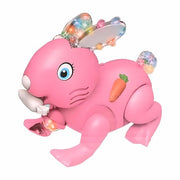 Interactive Light-Up Walking Bunny Toy