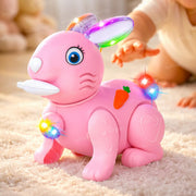 Interactive Light-Up Walking Bunny Toy