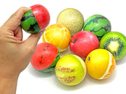 Fruit Print Foam Sponge Balls Set