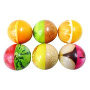 Fruit Print Foam Sponge Balls Set