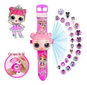 Character Image Projector Watch