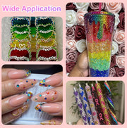 40-Color Jelly Rhinestones Crafting & Bedazzling Kit