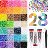 38,000Pcs 28-Color Jelly Rhinestones Bedazzling Kit
