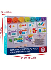 Number Cognitive Operation Bead Matching Game