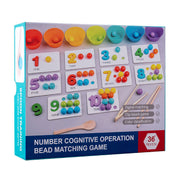 Number Cognitive Operation Bead Matching Game