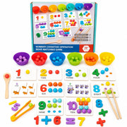 Number Cognitive Operation Bead Matching Game