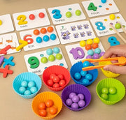 Number Cognitive Operation Bead Matching Game
