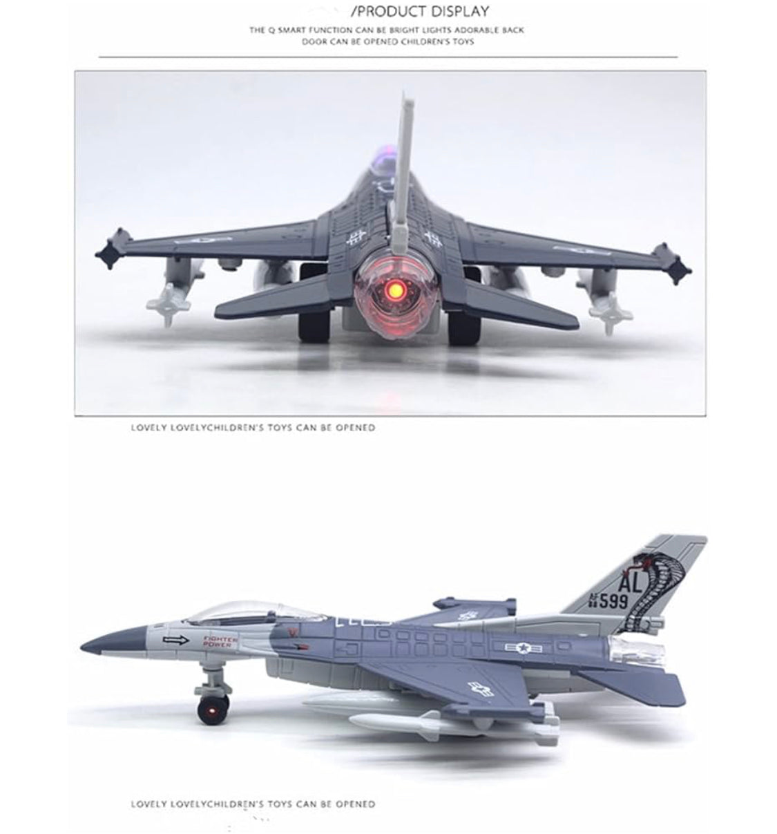 F-16 Fighter Jet Alloy Model product image 3