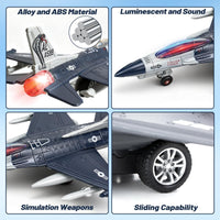 F-16 Fighter Jet Alloy Model product image 8