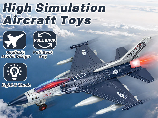 F-16 Fighter Jet Alloy Model product image 10