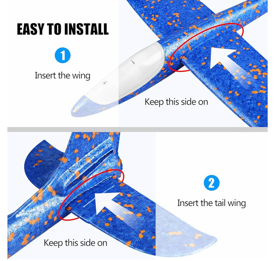 Large LED Throwing Foam Plane product image 2