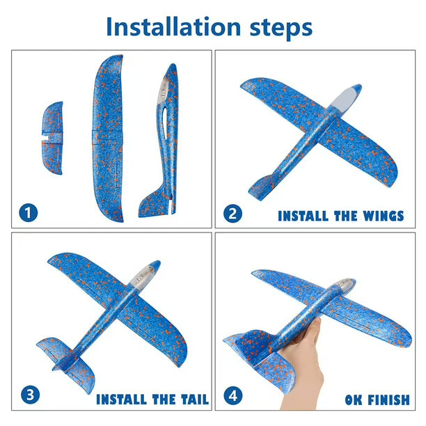 Large LED Throwing Foam Plane product image 6