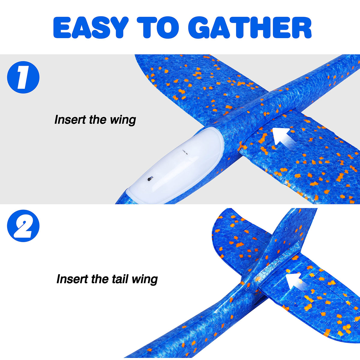 Large LED Throwing Foam Plane product image 7