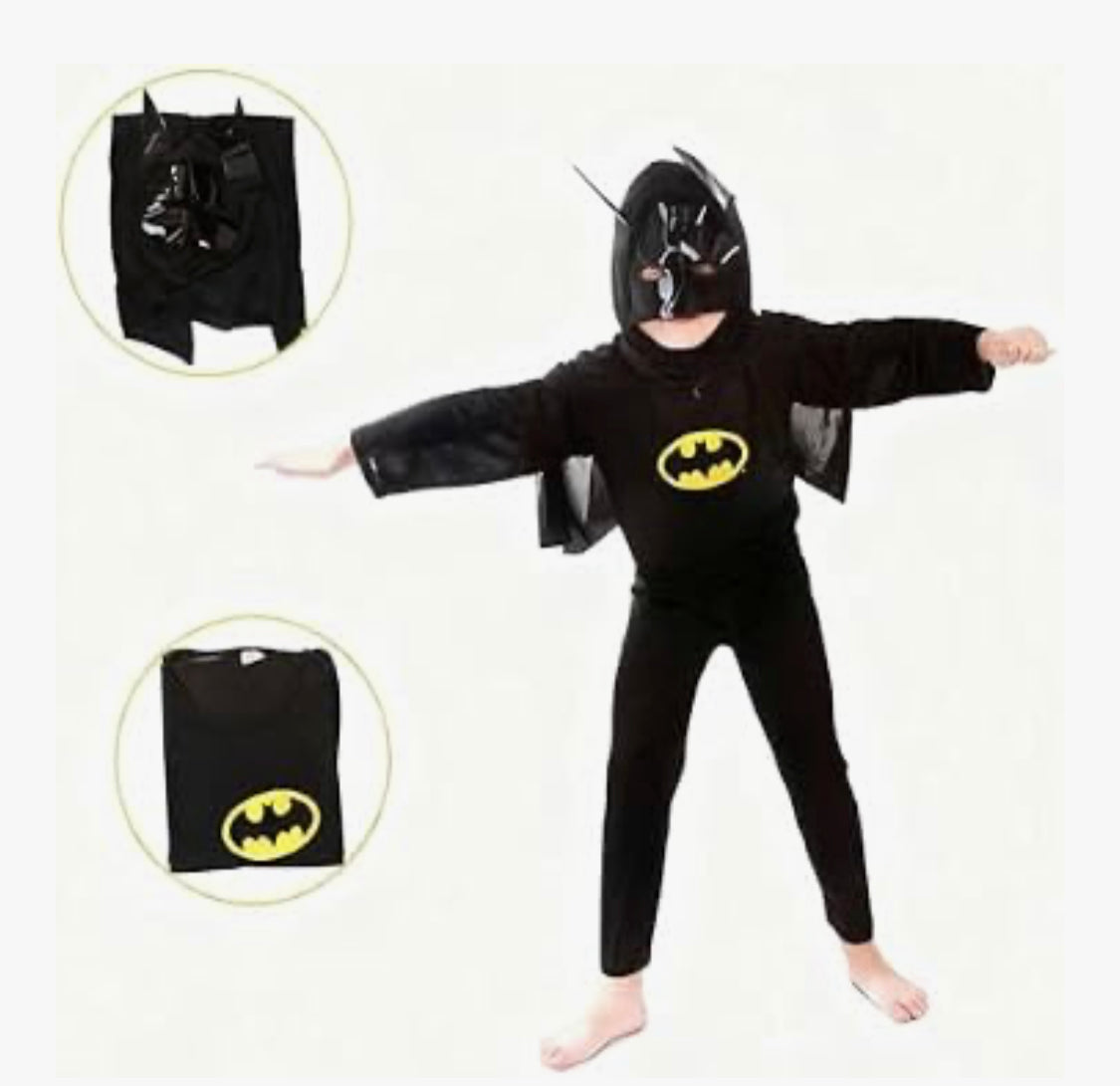 Kids Batman Superhero Costume Set